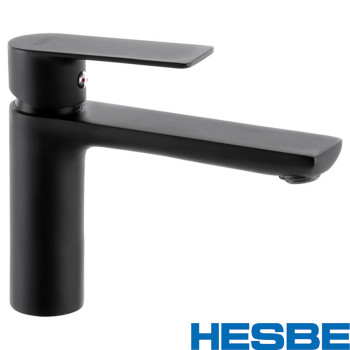 Змішувач для умивальника HESBE ALEX BLACK Long (Chr-001)