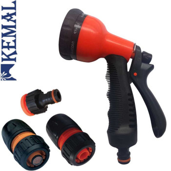 Комплект Пистолет (8 режимов) и 3-элемента на шланг Kemal M1014-1/2
