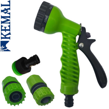 Комплект Пистолет (7 режимов) и 3-элемента на шланг Kemal M1011-1/2