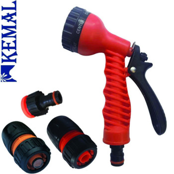 Комплект Пистолет (7 режимов) и 3-элемента на шланг Kemal M1012-1/2