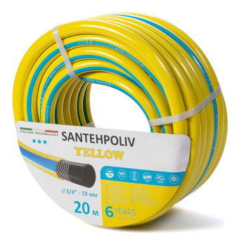 Шланг для поливу Santehpoliv Yellow 3/4