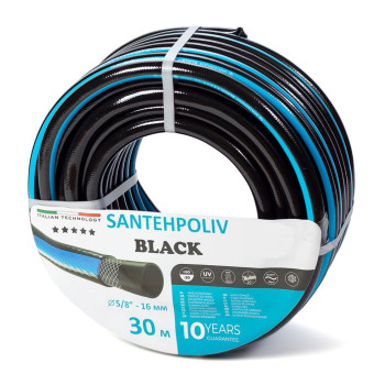 Шланг для поливу Santehpoliv Black 5/8