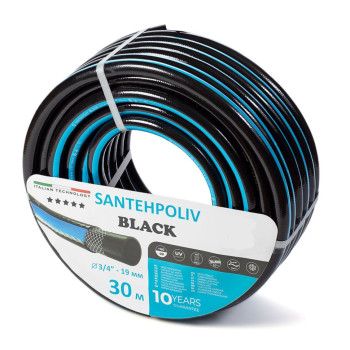 Шланг для поливу Santehpoliv Black 3/4