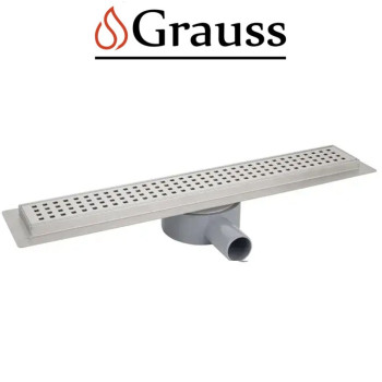 Душовий трап з нержавіючої сталі SUS304 FD02-70x600, Grauss Чехія.
