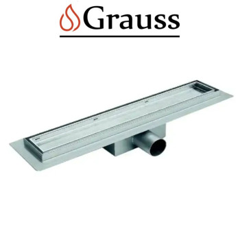 Душовий трап з нержавіючої сталі SUS304 FD30-70x1200, Grauss Чехія.