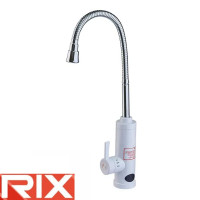 Електричний проточний водонагрівач ELW07-EF (з індикатором темп.) на миття з рефлекторним гусом, 3,3 кВт