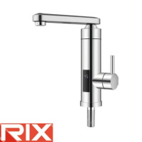 Електричний проточний водонагрівач ELW31-E (з індикатором темп.) на миття 3,3 кВт із нержавіючої сталі