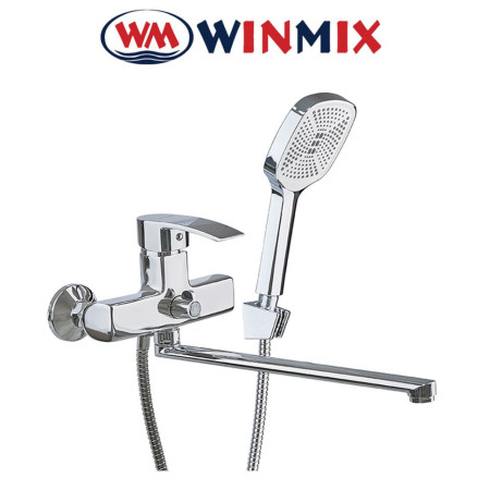 Змішувач для ванни довгий ніс Winmix Magnum EURO (Chr-006), Польща