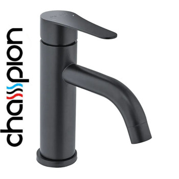 Смеситель для умывальника Champion SAP-001-B Black, SUS304 из нержавеющей стали