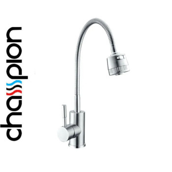 Смеситель для кухни рефлекторный Champion SUS-011 CHROME REFLECTOR, из нержавеющей стали