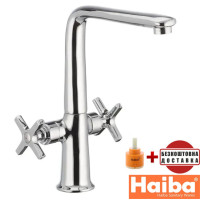 Змішувач для кухні Вухо HAIBA OXFORD NUT G (Chr-011)
