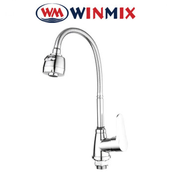 Змішувач для кухні рефлекторний гусак, без підведення Winmix NUT ELVIS REFLECTOR (Chr-014), Польща