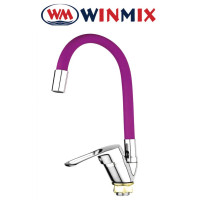 Змішувач для кухні Вухо без підведення рефлекторний, Winmix FANY (nut) Reflector Purple (Chr-011), Польща