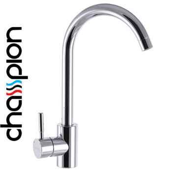 Смеситель для кухни Champion SUS-011-N CHROME, из нержавеющей стали