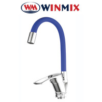 Змішувач для кухні Вухо без підведення рефлекторний, Winmix FANY (nut) Reflector BLUE (Chr-011), Польща