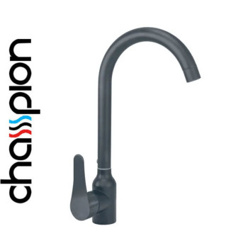 Смеситель для кухни Champion SAP-011 GRAPHITE, из нержавеющей стали