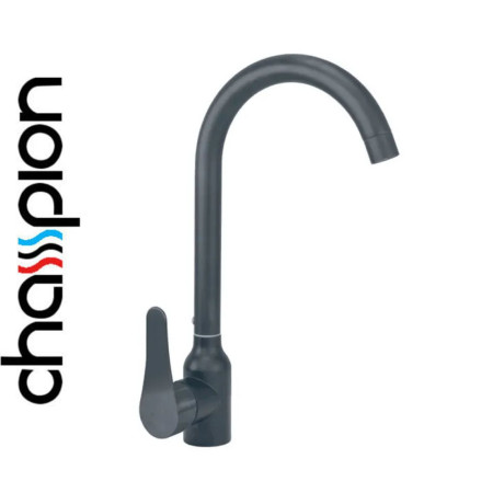 Смеситель для кухни Champion SAP-011 GRAPHITE, из нержавеющей стали