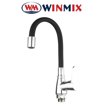 Змішувач для кухні Вухо без підведення Winmix ELVIS NUT REFL.BLACK (Chr-014), Польща