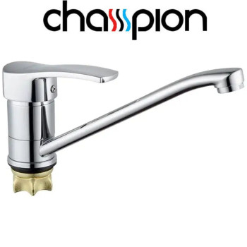 Смеситель для кухни елка на гайке 25см Champion Ped (Chr-555-279) Nut