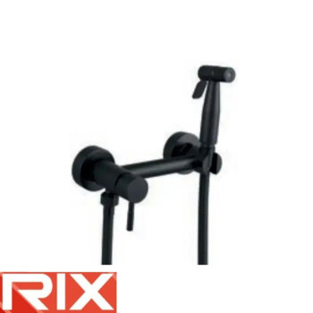 Смеситель для гигиенического душа Rix SUS (Chr-222) BLACK, SUS304 из нержавеющей стали