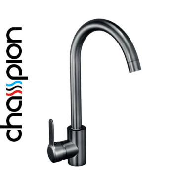 Смеситель для кухни Champion EZA-011 GRAPHITE, из нержавеющей стали