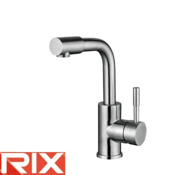 Смеситель для умывальника Rix SUS (Chr-001-D), SUS304 из нержавеющей стали