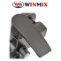 Змішувач для ванни короткий нос Winmix (Euro) Magnum Black (Chr-009), Польща