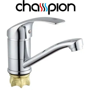 Смеситель для умывальника елка на гайке 15см Champion Ped (Chr-555-135) Nut