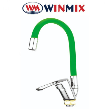 Змішувач для кухні Вухо без підведення рефлекторний, Winmix FANY (nut) Reflector Green (Chr-011), Польща