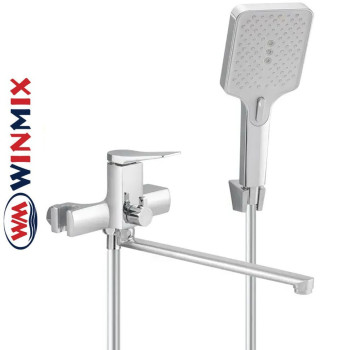 Змішувач для ванни довгий ніс Winmix Premium DEGAS EURO (Chr-006), Польща