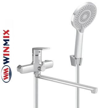 Змішувач для ванни довгий ніс Winmix Premium MATIS EURO (Chr-006), Польща