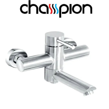 Смеситель для ванны короткий нос Champion SUS-009 Euro CHROME, из нержавеющей стали