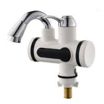 Електричний проточний водонагрівач Rix ELW 012-2E з індикатором температури на мийку короткий вилив 3 кВт