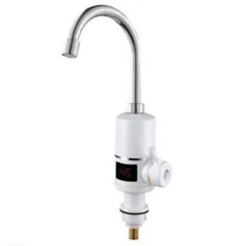 Електричний проточний водонагрівач Rix ELW 06-E з індикатором температури на мийку 3 кВт