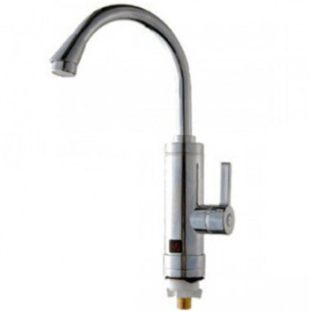 Електричний проточний водонагрівач Rix ELW 09-EP з індикатором температури з ПЗВ на мийку3 кВт +